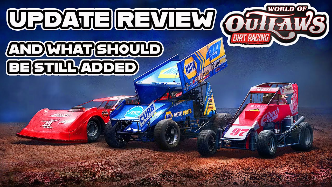 World Of Outlaws: Dirt Racing DLC UPDATE REVIEW & What they should add in the FUTURE!