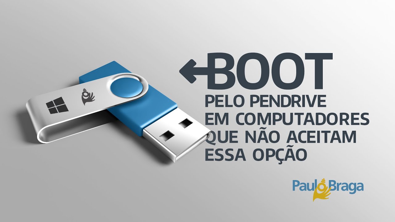 Como dar boot pelo pen drive em computadores antigos que não aceitam essa opção