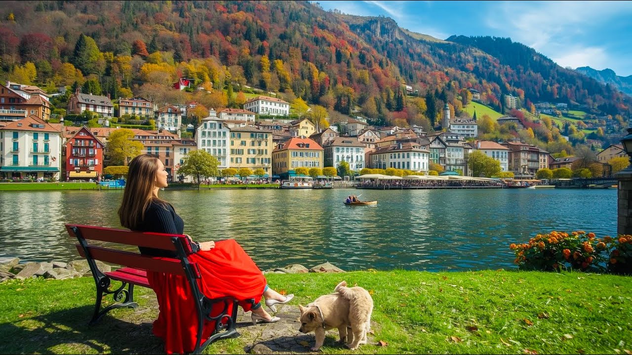 Лугано, Швейцария 🇨🇭Прогулка по самому очаровательному городу 🏘️Озеро Лугано