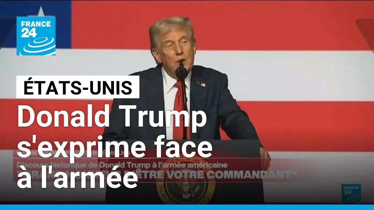 REPLAY - Discours historique de Donald Trump &agrave; l'arm&eacute;e am&eacute;ricaine &bull; FRANCE 24
