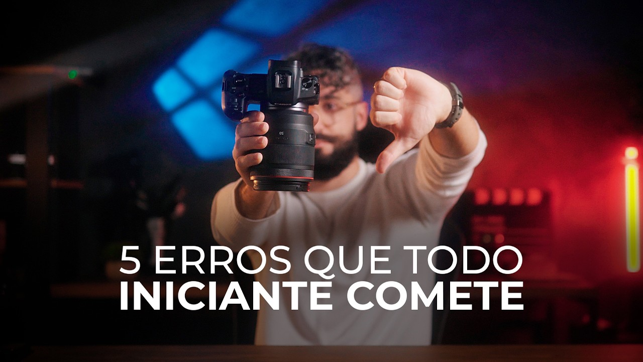 5 ERROS QUE TODO INICIANTE NA FOTOGRAFIA COMETE