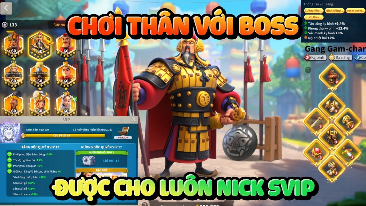 Chơi Game Lâu Bỗng 1 Ngày Bro Trở Thành SVIP Key Kỵ Binh Cho Vương Quốc Rise of Kingdoms