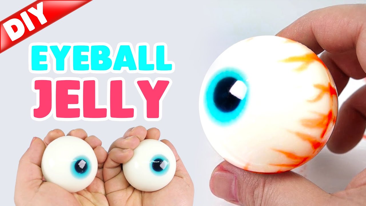 How to Make Real Eyeball Jelly ! Eyeball Gummy l Satisfying Video