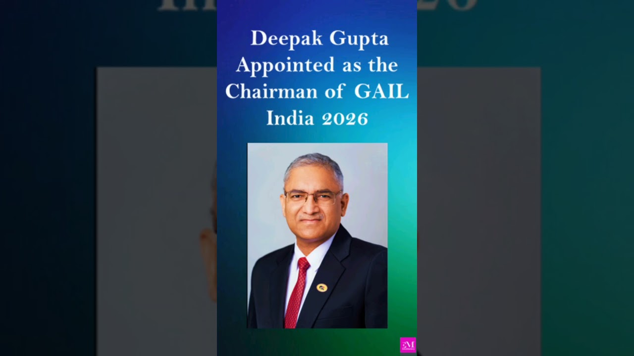 Shri&nbsp;Deepak Gupta&nbsp;officially charge as the&nbsp;Chairman and Managing Director &nbsp;of GAIL (India) Limited