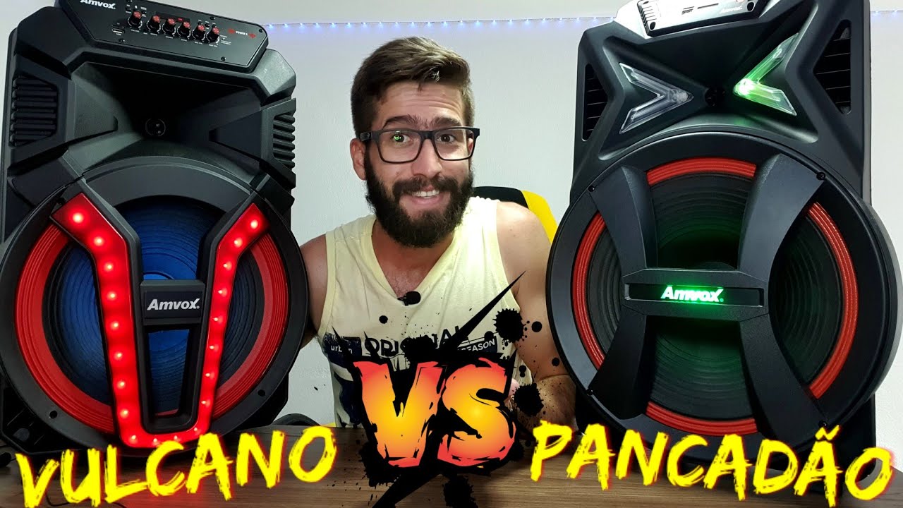 AMVOX VULCANO 700W Vs AMVOX PANCADÃO 700W: Qual a Melhor Caixa de Som Amplificada? (Comparativo)
