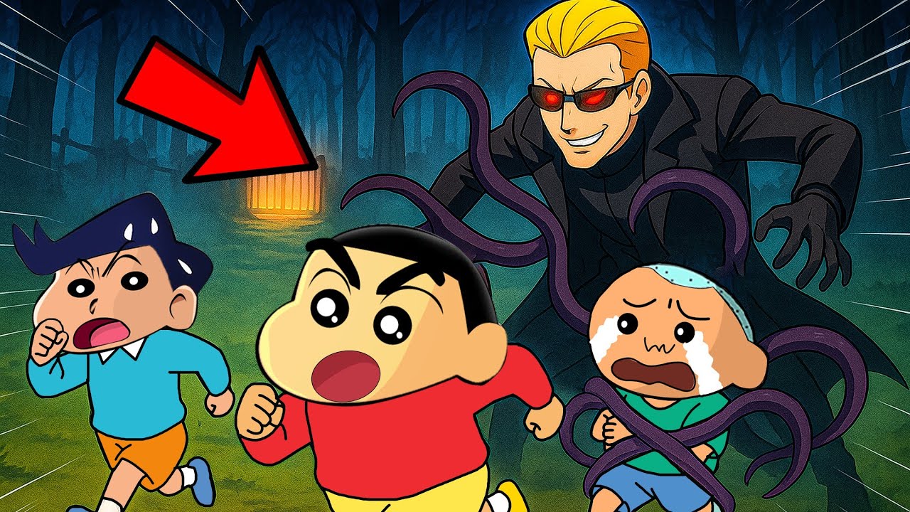 The Mastermind Killer Trying To Kill Shinchan And His Friends In Dead By Daylight 😰 | Funny Game 😂
