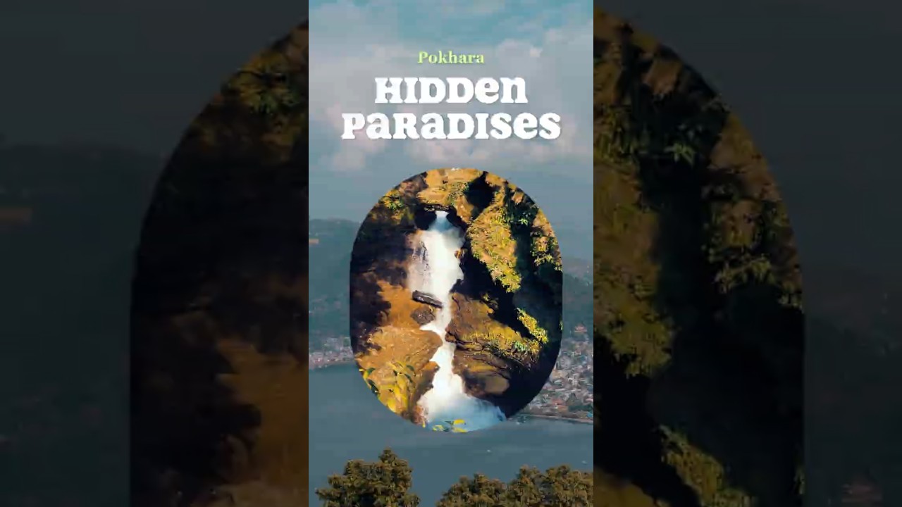 Davis Falls | Pokhara | Hidden place | #pokharaattractions #waterfall #pokhara