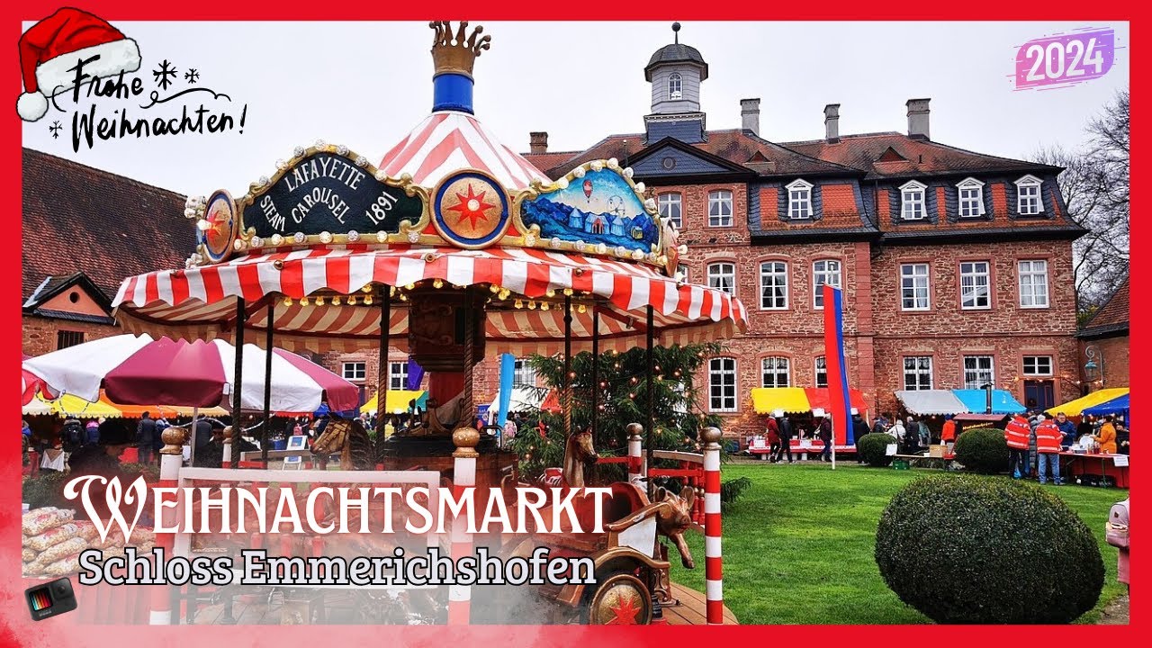 Weihnachtsmarkt | Schloss Emmerichshofen | Adventsmarkt | Kahl am Main | 2024 | Weihnachten | GoPro