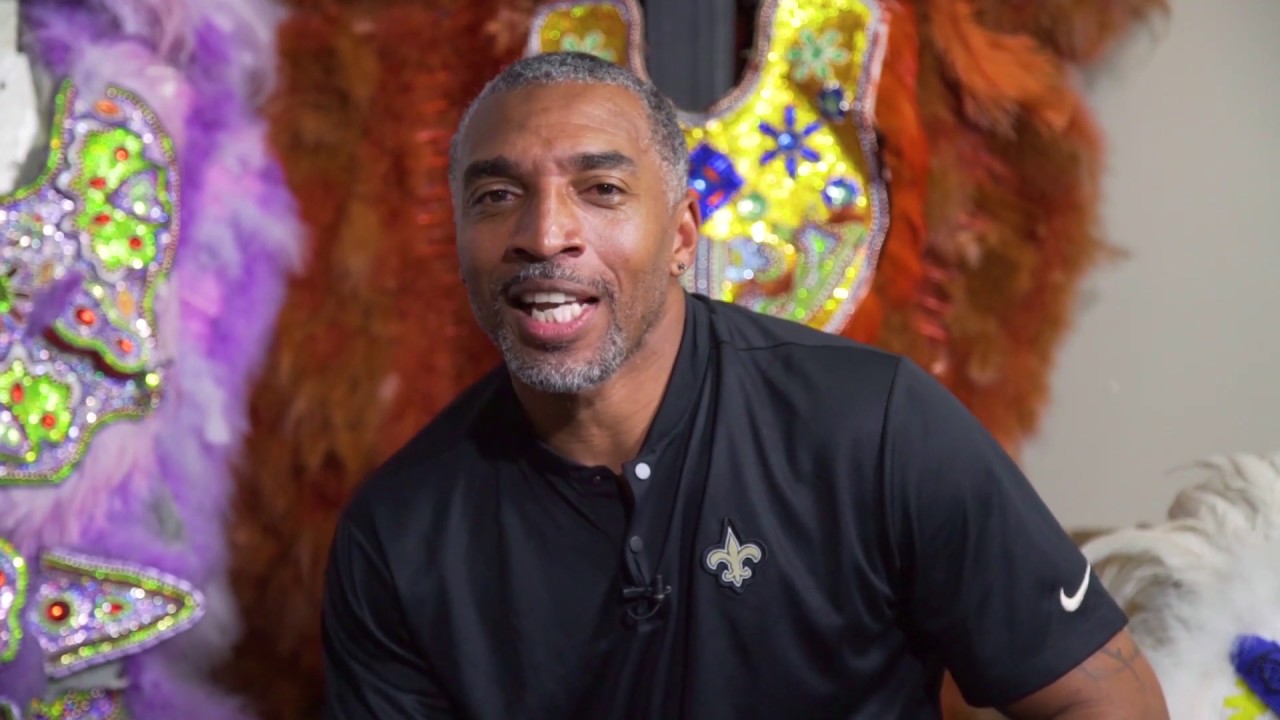 Learn About the Mardi Gras Indian Tradition w/ Michael Lewis | New Orleans Saints
