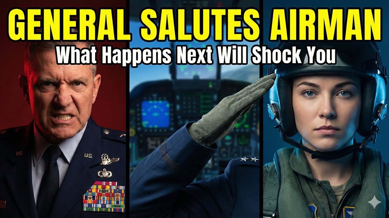 General Salutes Airman After She Does The IMPOSSIBLE | True Military Story That Shocked Everyone