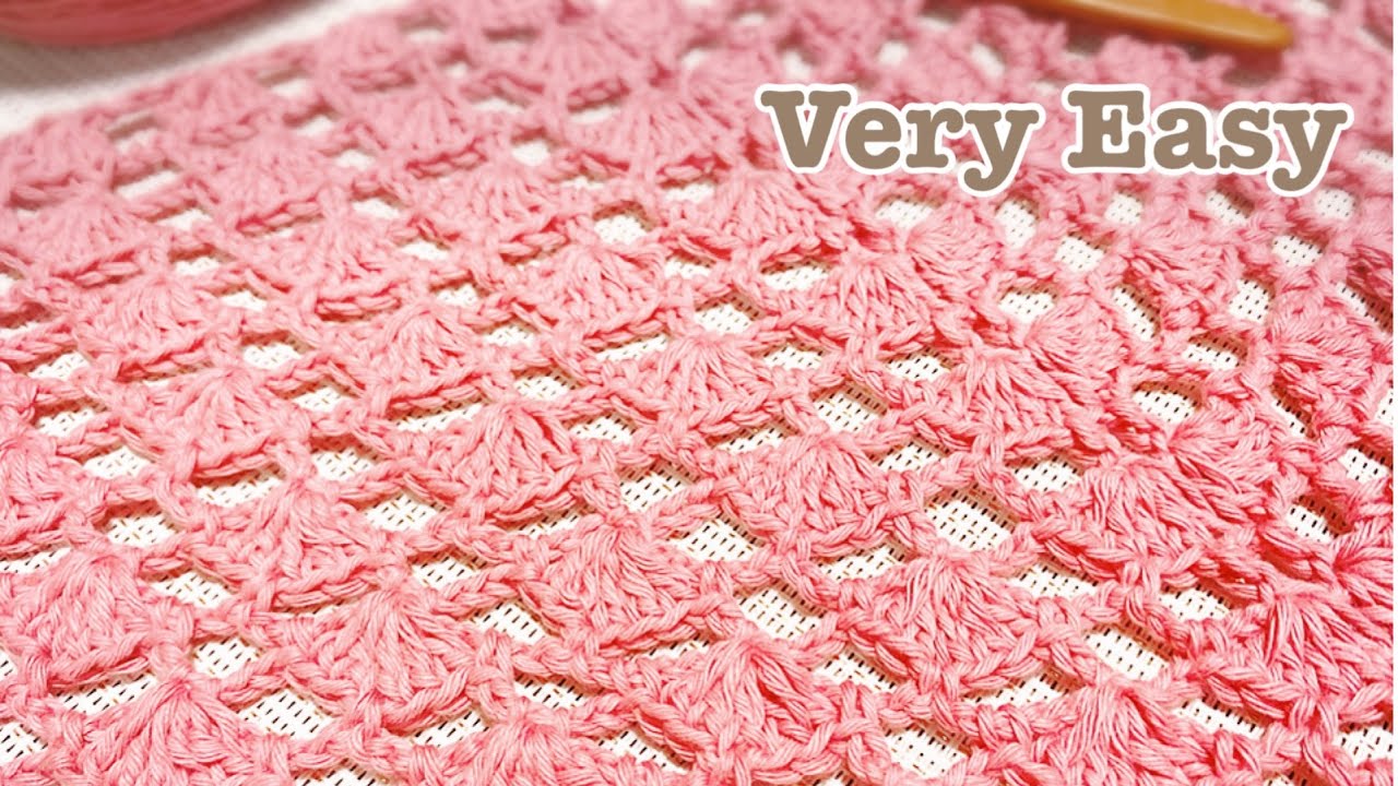 How to Crochet Shawl / ถักผ้าคลุมไหล่โครเชต์ แบบง่าย ๆ ใช้เวลาไม่นาน