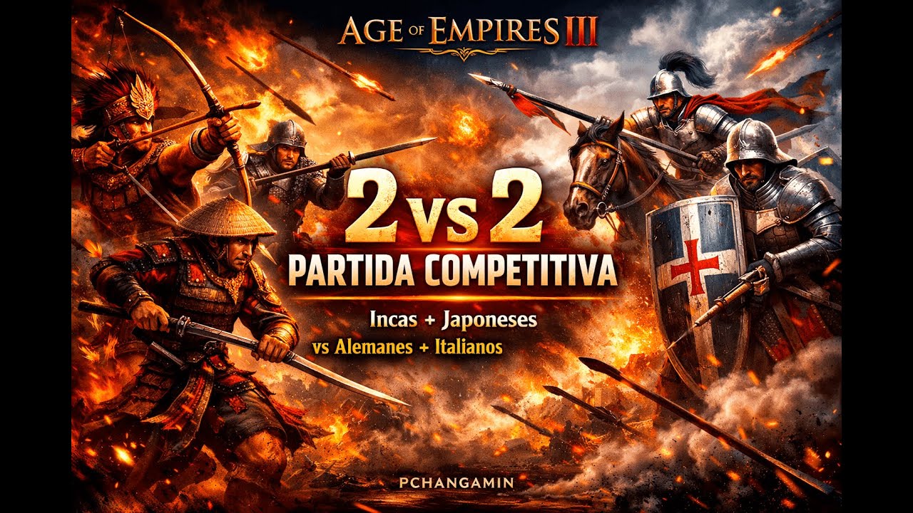 ¡VICTORIA APLASTANTE! Incas y JAPONESES VS ALEMANIA  E ITALIA  ⚔️🔥