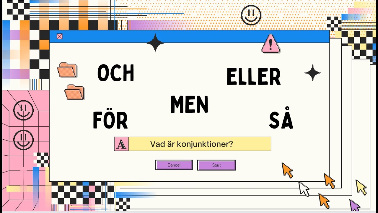 Och Men Eller För Så - Vad är Konjunktioner?