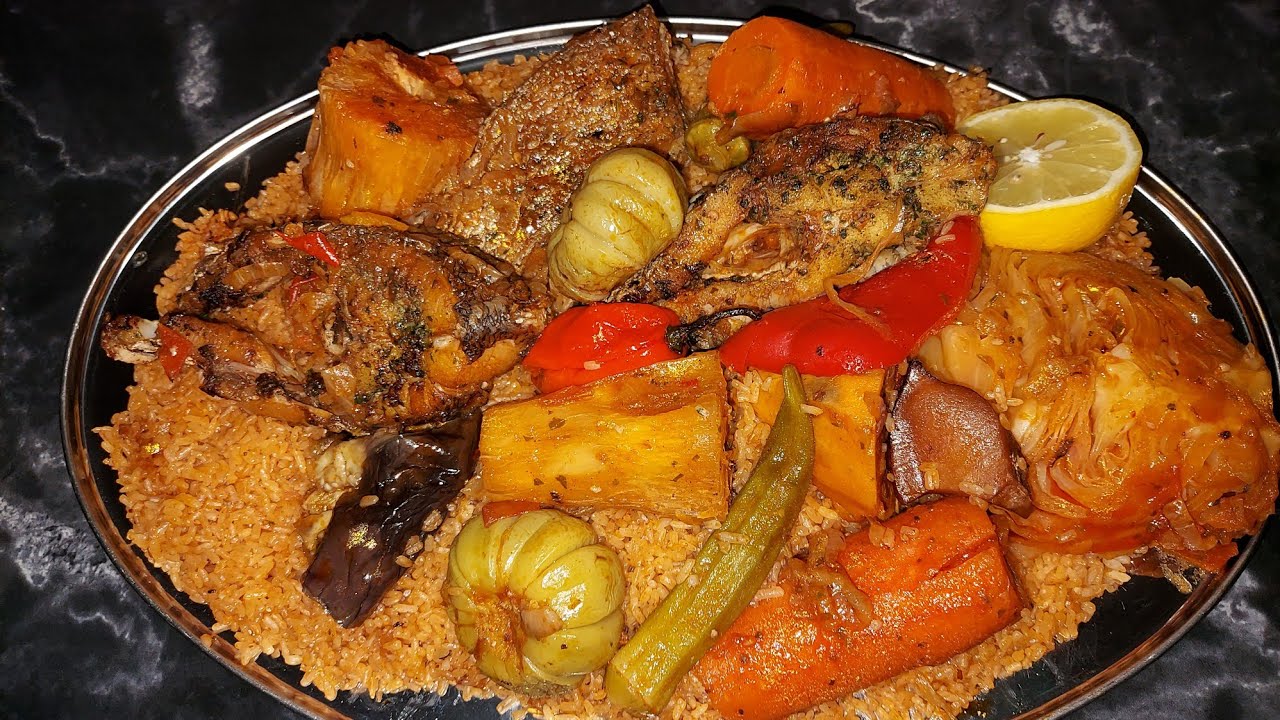 ارز بالسمك بالطريقة السنغالية(شيبو تجن)