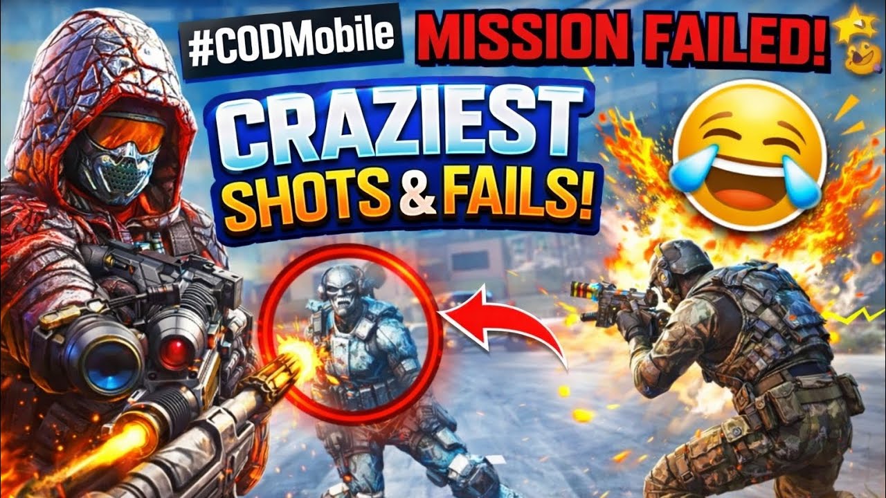 Craziest Shots & Funniest Fails in | Team Deathmatch Icebreaker – Mission Failed! 😂 | COD Mobile 