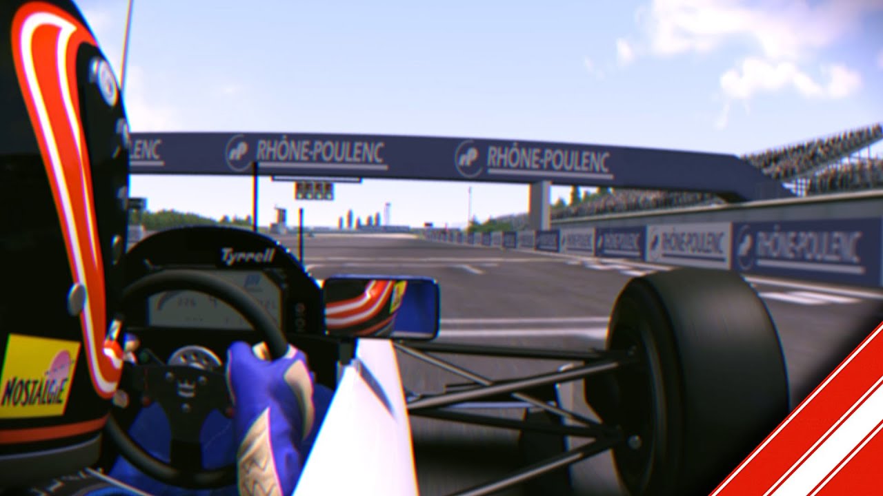 1992 Tyrrell Ilmor 020B at Magny-Cours