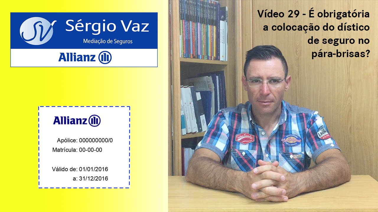 V&iacute;deo 29 - &Eacute; obrigat&oacute;ria a coloca&ccedil;&atilde;o do d&iacute;stico de seguro no p&aacute;ra-brisas