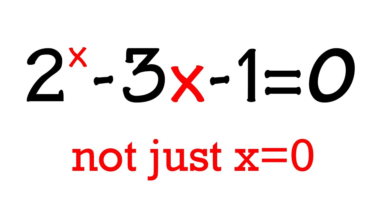 This is not a quadratic equation, it's a transcendental equation!