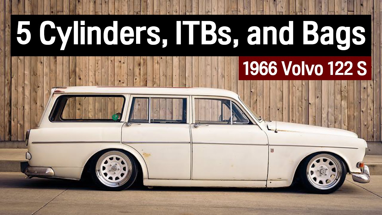 Bagged, Swapped, Rowdy! 1966 Volvo 122 S
