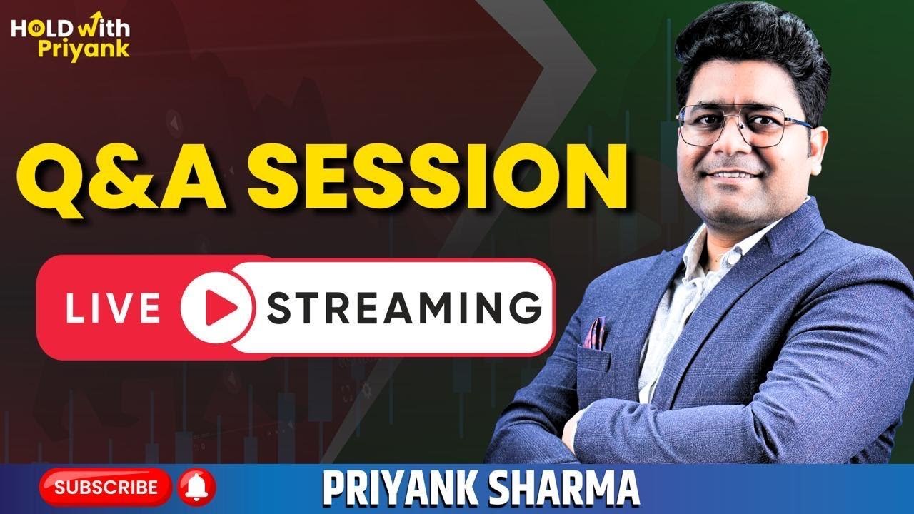 NIFTY, GOLD & Bitcoin Live! WANT ANSWERS to Your Burning Questions? Priyank Sharma