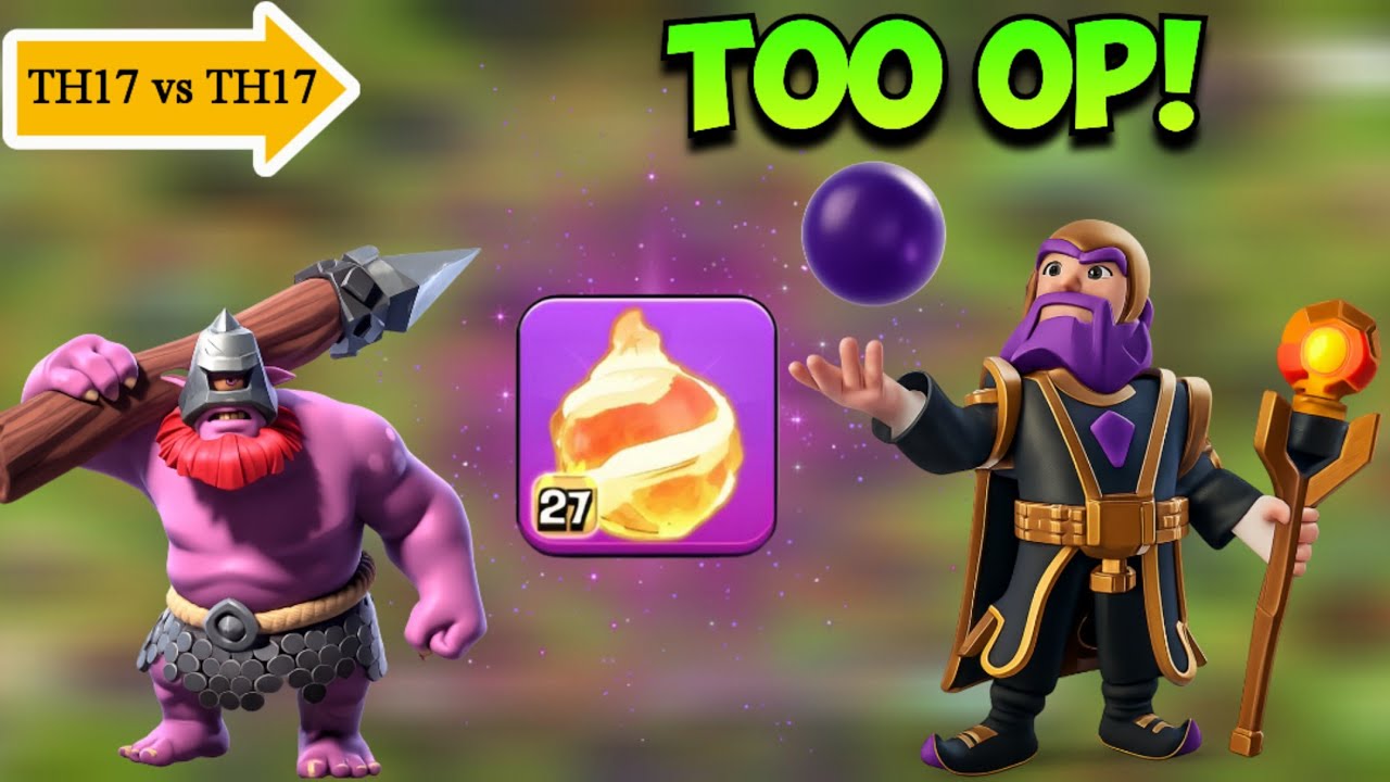 OVERPOWERED 💯 Fireball Thrower Army for TH17 | Easy 3 star