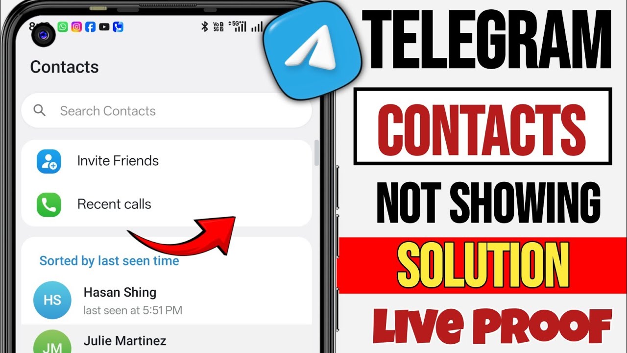Telegram Contact Not Show | Contact Not Showing In Telegram | Telegram Me Number Nahi Dikh Rahe 2026