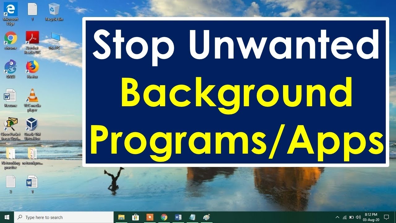 Как остановить программы, работающие в фоновом режиме в Windows 10