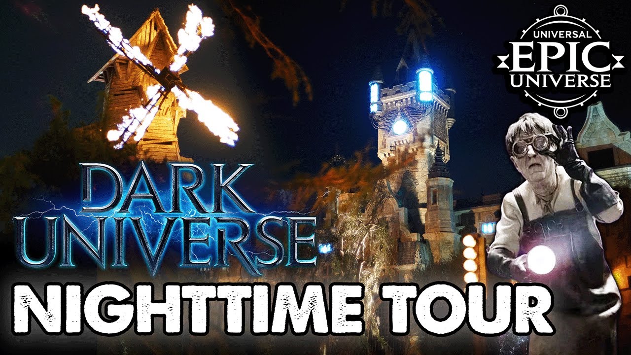 FULL Dark Universe Darkmoor Nighttime Tour - Universal Epic Universe