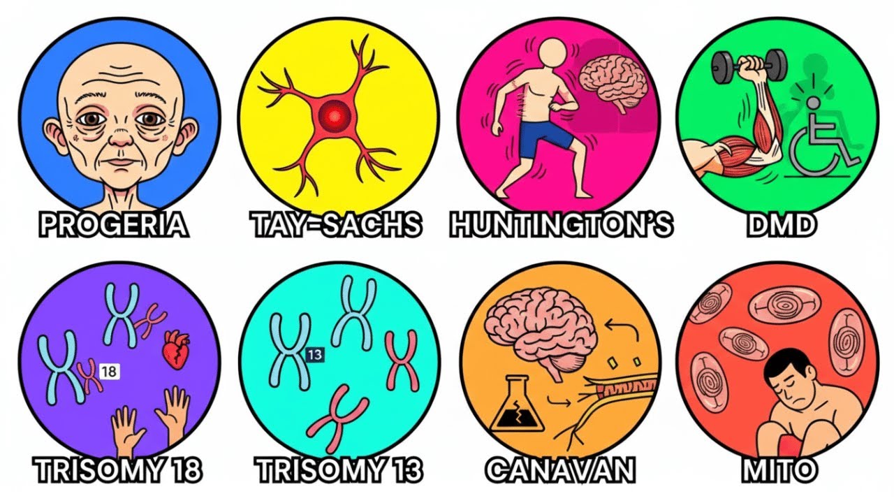 Every RARE Genetic Disorder That Shortens Life Explained In 23 Minutes