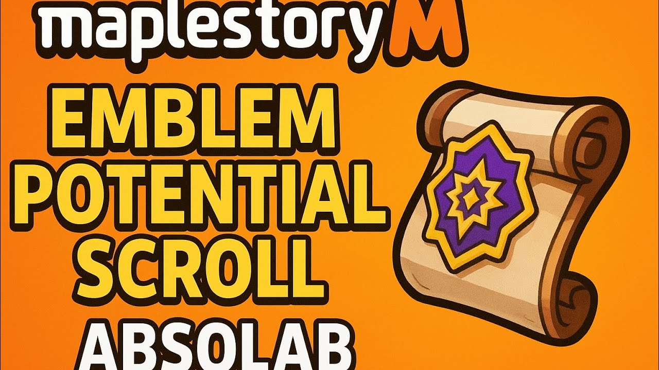 MapleStory M Abso try | Event Emblem Change | Event Emblem Potential |