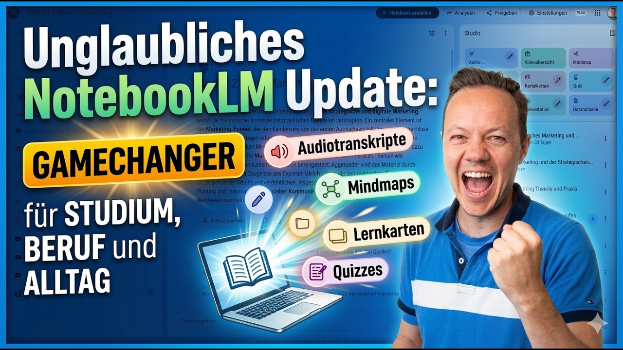 Dieses NotebookLM Upgrade ist der Wahnsinn (mit Gemini 3.1 Pro & Nano Banana 2)!