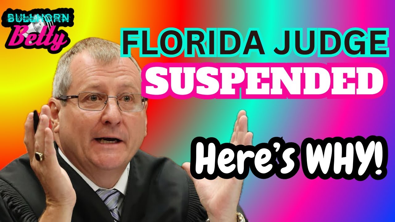 🚨Florida Judge (Wayne Culver) Suspended‼️ Here’s Why!