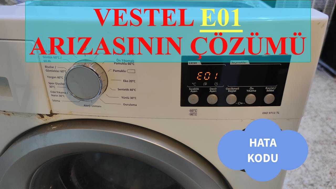 Простое решение проблемы с кодом ошибки E01 стиральной машины Vestel
