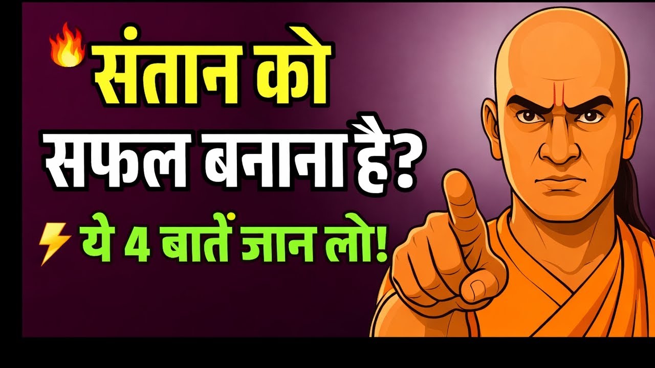 संतान को सफल बनाना है? चाणक्य की ये 4 बातें हर माता-पिता को जाननी चाहिए | Chanakya Niti