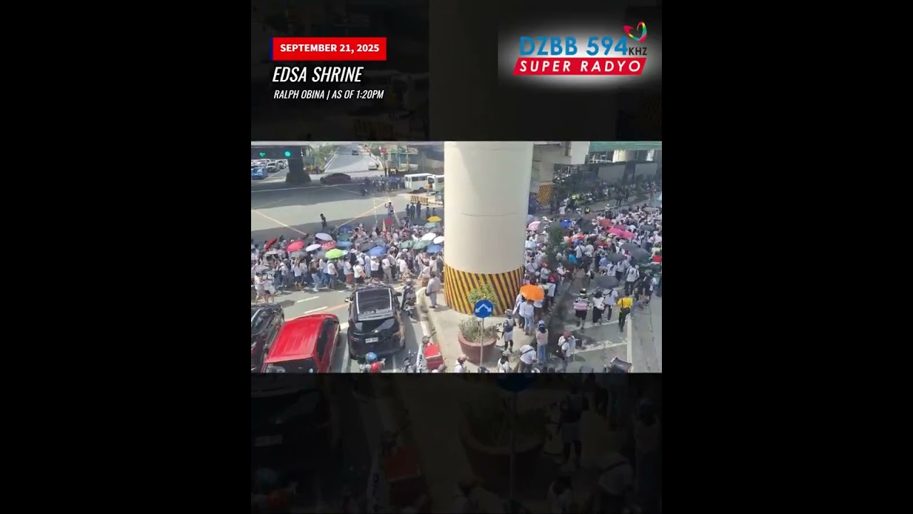 Martsa kontra-korapsiyon mula EDSA Shrine patungong EDSA People Power Monument | GMA Integrated News