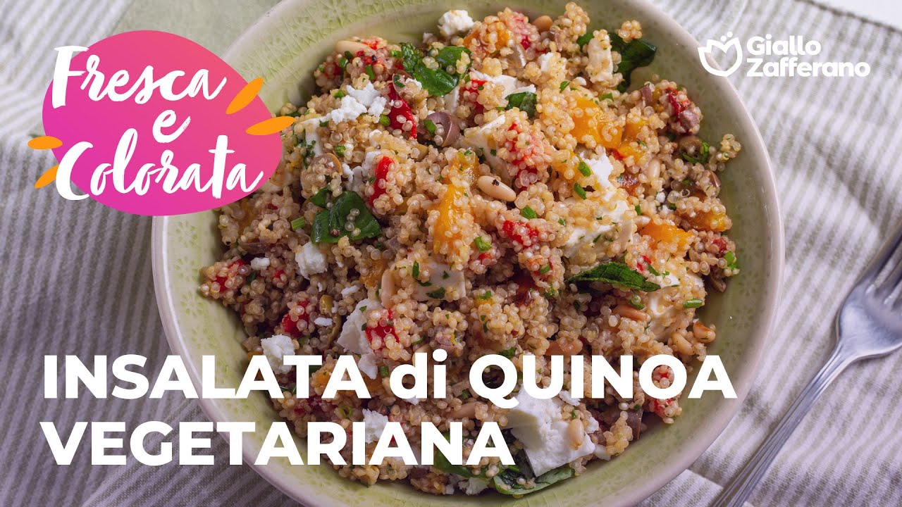 INSALATA di QUINOA VEGETARIANA: COLORATA e SAPORITA🤤🌿🍴