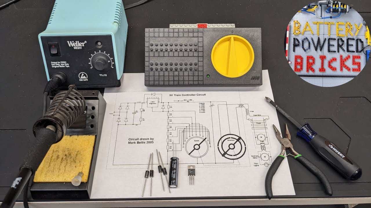 Upgrading Lego 9v Train Regulator