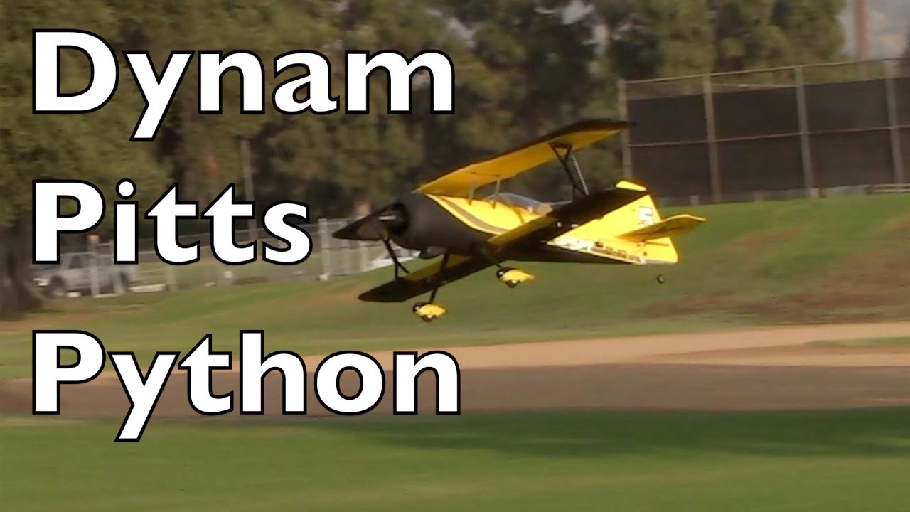 Dynam Pitts Python Maiden Flight and Other Fun!!!