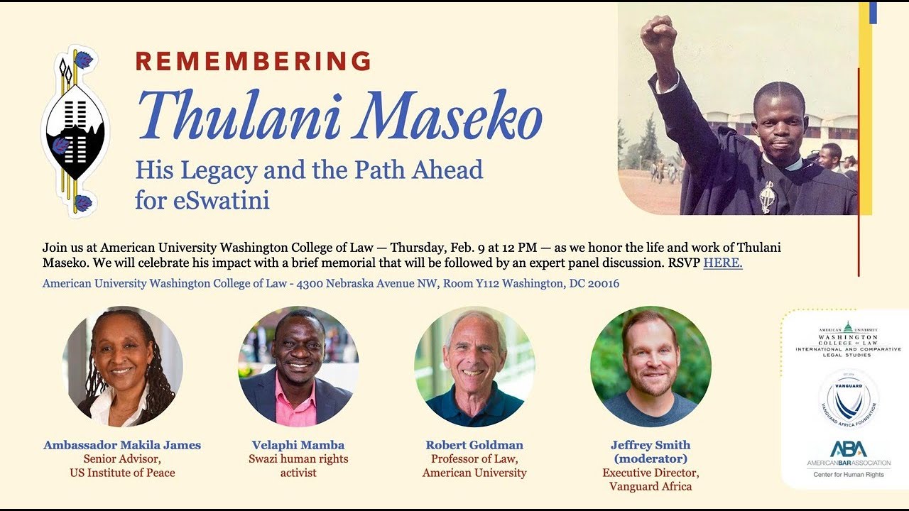 Remembering Thulani Maseko: His Legacy and Path Ahead for eSwatini