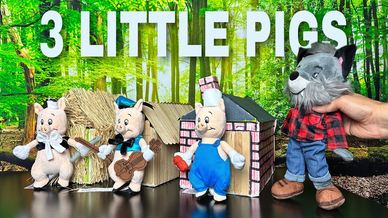 The Three Little Pigs & The Big Bad Wolf | DISNEY PLUSH STORY
