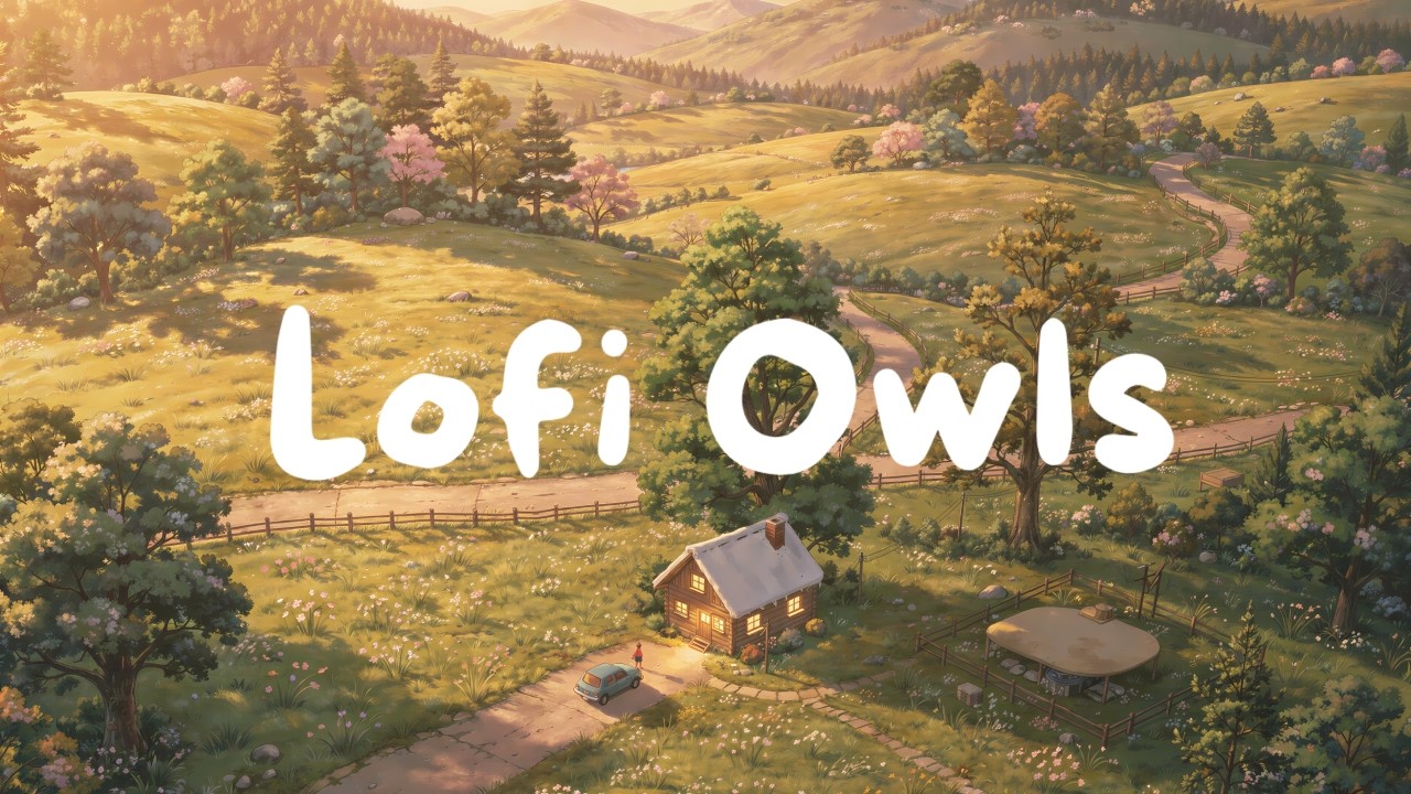 Golden Hour Cottage Lofi ✨「丘の上の静けさ」Relaxing Music for Work & Peaceful Vibes