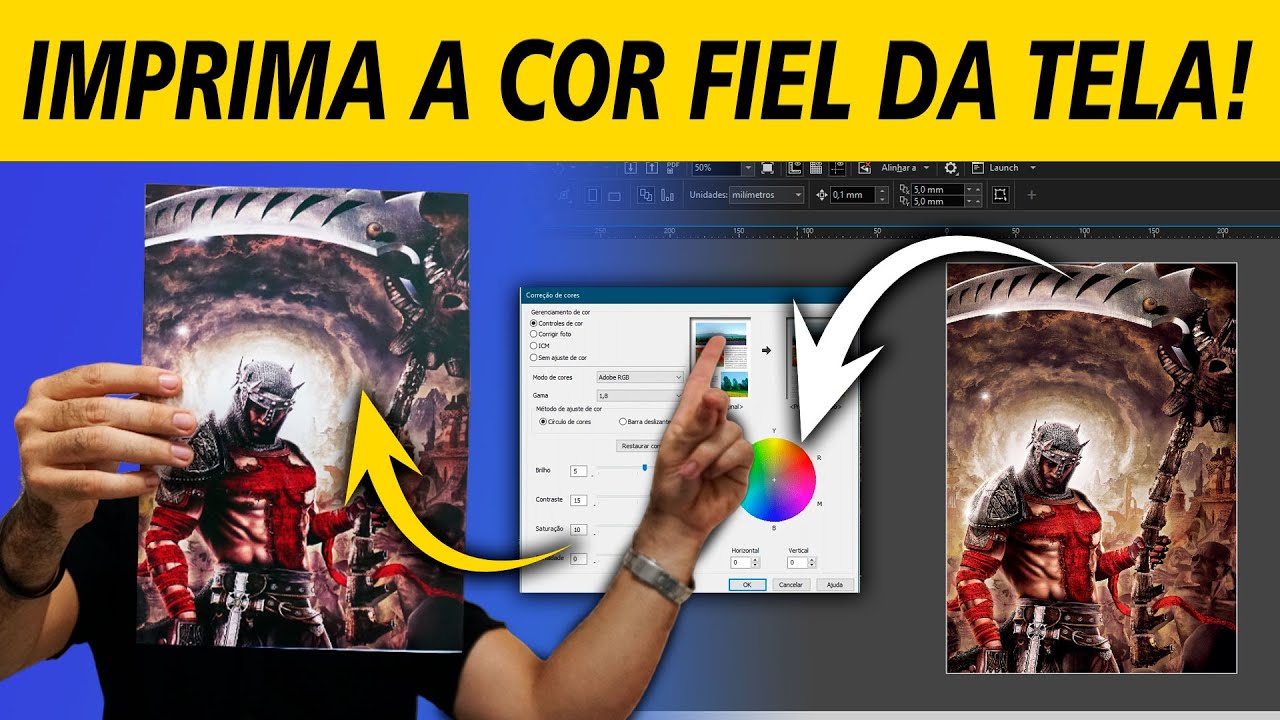 ✔ Como imprimir a mesma cor que vemos na tela - IMPRESSORA EPSON