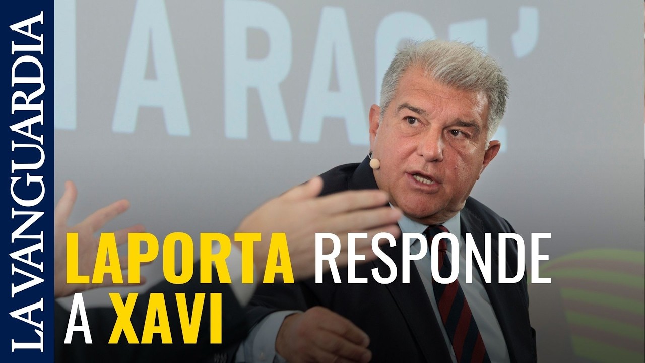 Laporta contesta a Xavi: 