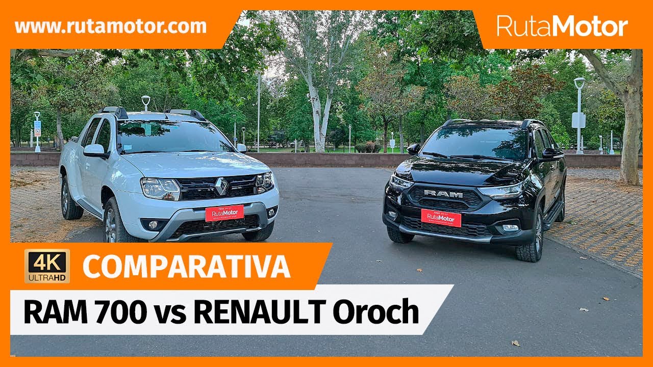 Ram 700 vs Renault Oroch - ¿Puede la Ram competir con una probada receta francesa? 4K