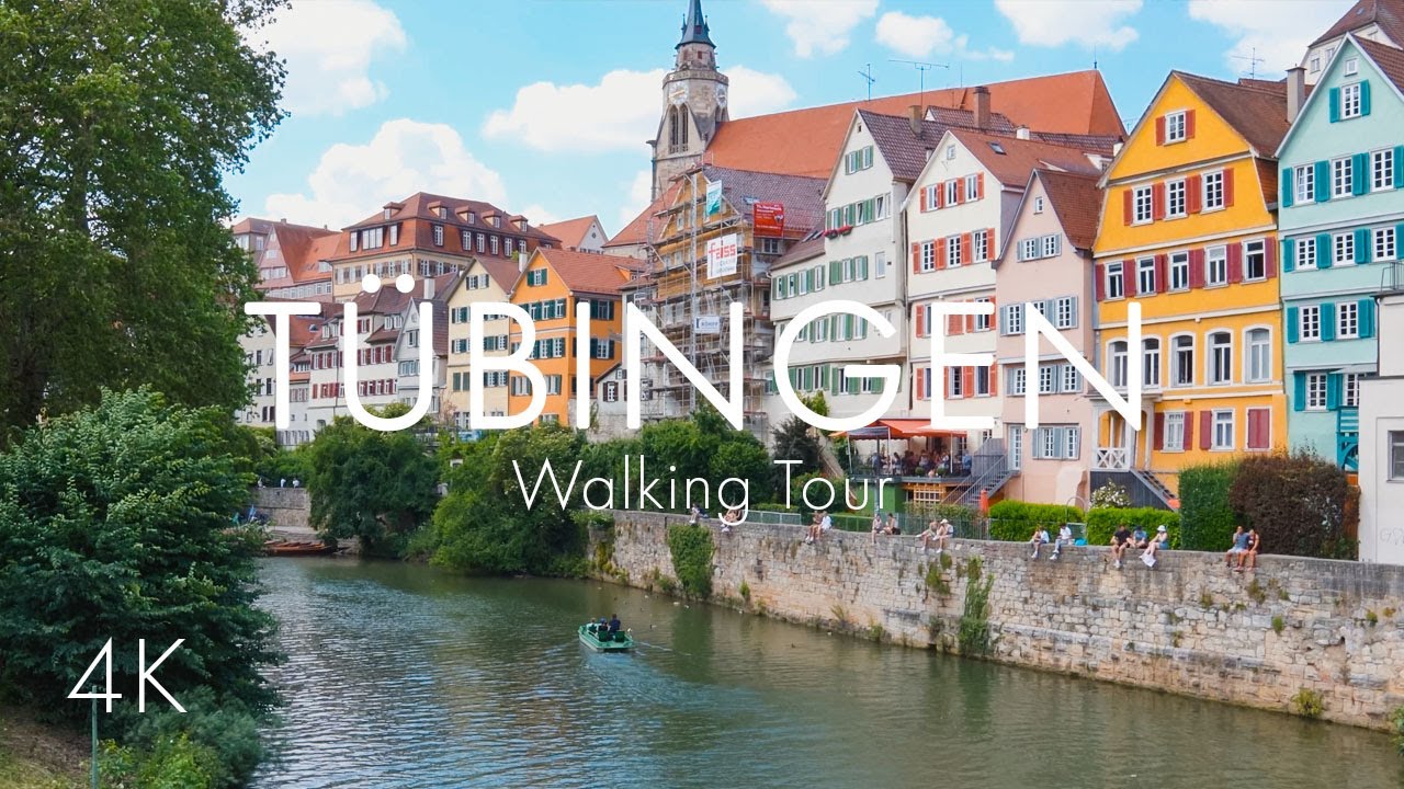 Tübingen | City Center | Walking Tour | 4K