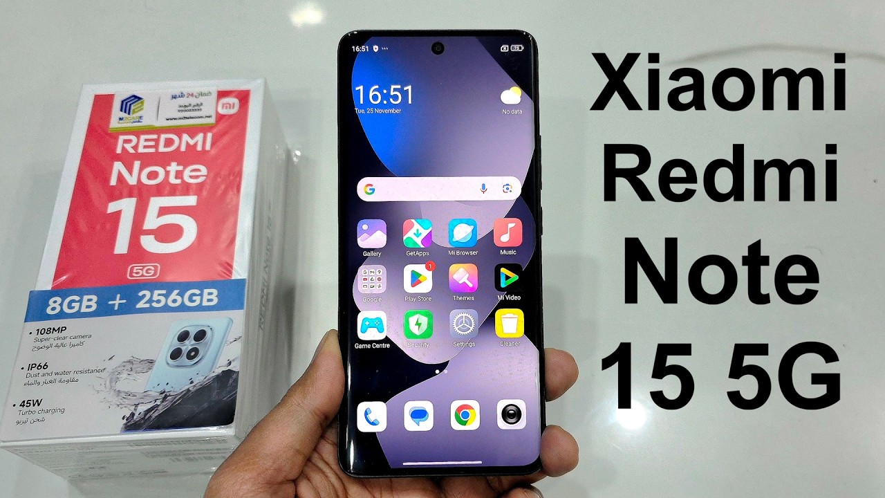 Xiaomi Redmi Note 15 5G — распаковка и первые впечатления.