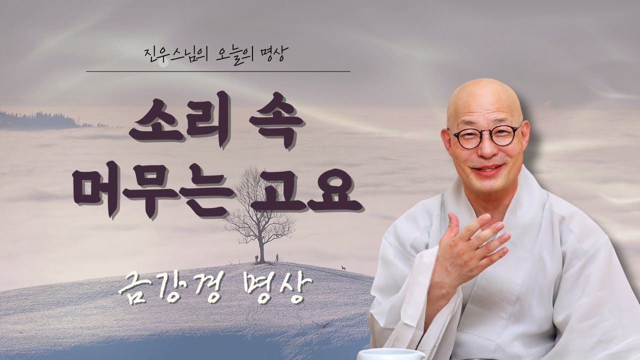 금강경 한문 독송 — 소리에 머무는 고요 #진우스님의오늘의명상#금강경명상#선명상음악#마음고요#경전소리명상