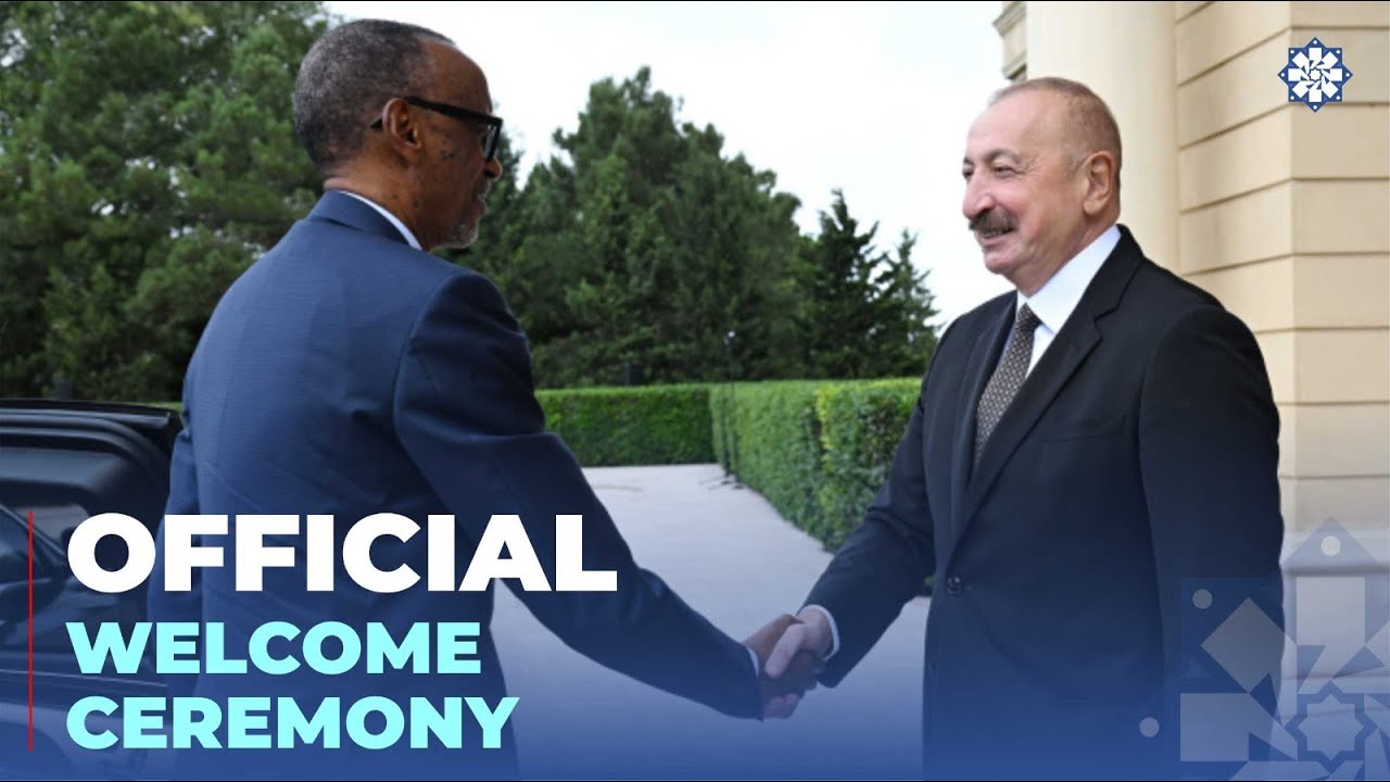 Official welcome ceremony was held for President of Rwanda