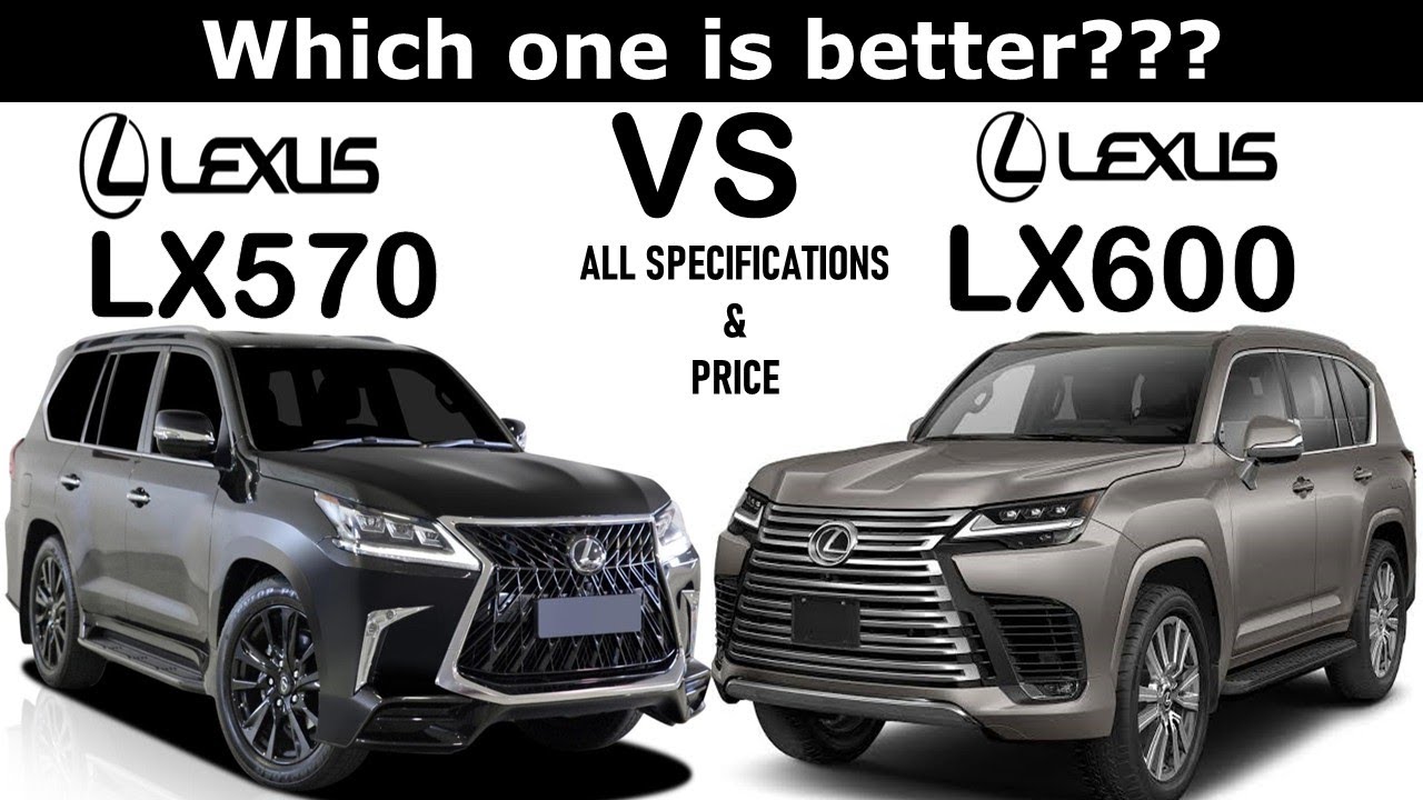 ALL NEW LEXUS LX570 Vs LEXUS LX600 | Comparison of Lexus LX570 and Lexus LX600 2023