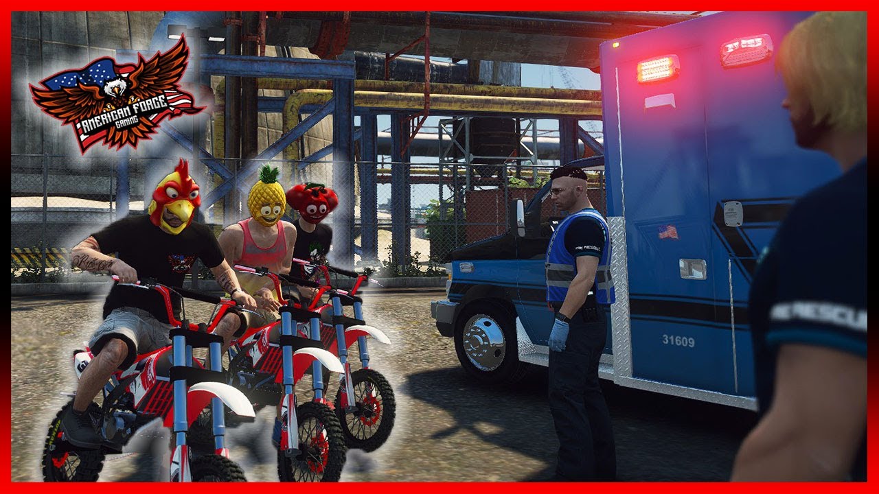PITBIKE PARKOUR IN LOS SANTOS - GTA5 RP  - AFG